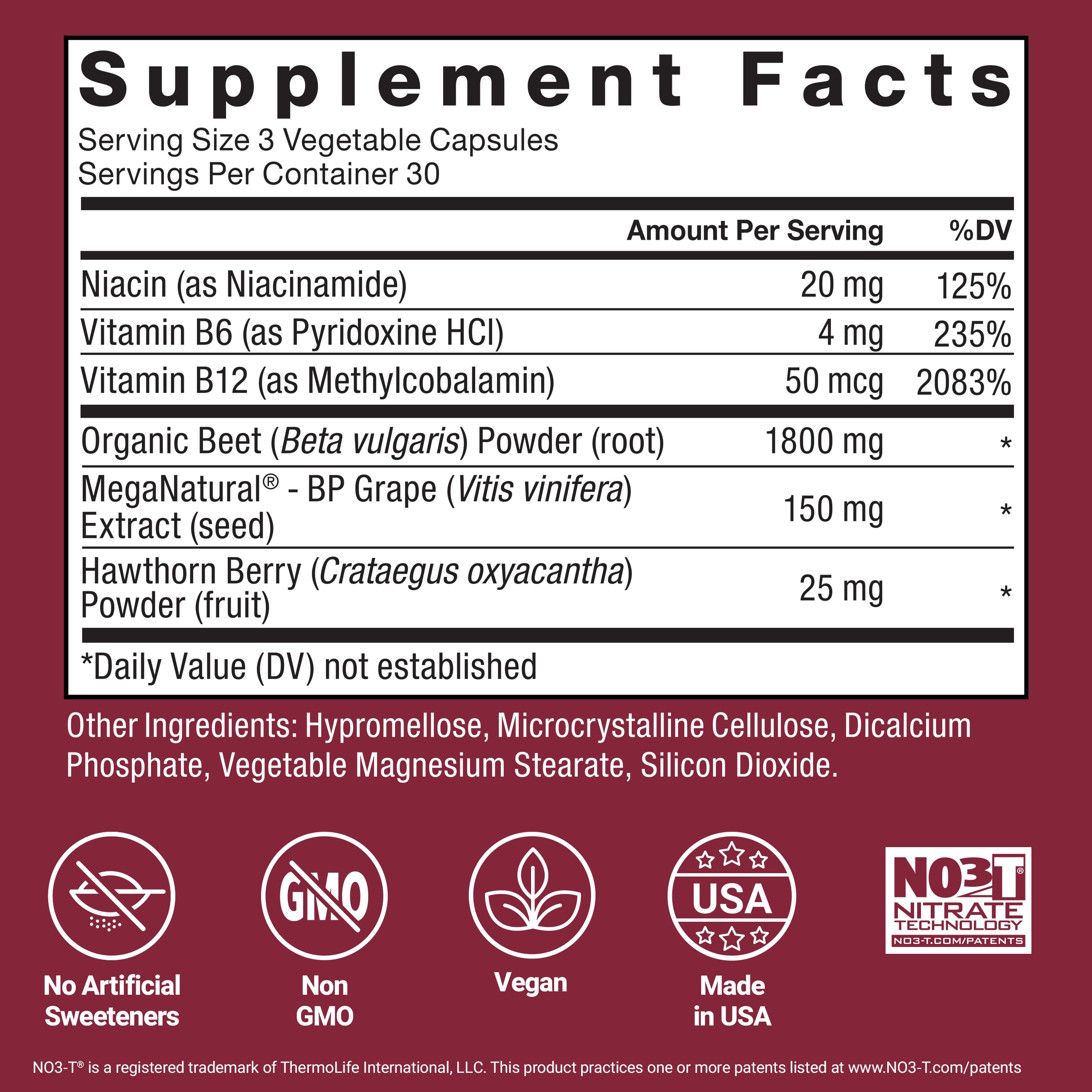 Beet Root Capsules by Force Factor | Circulation

