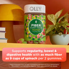OLLY Fiber Gummy Rings Prebiotic Digestive Health Strawberry

