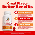 MaryRuth's Hair Growth Gummies with Lustriva


