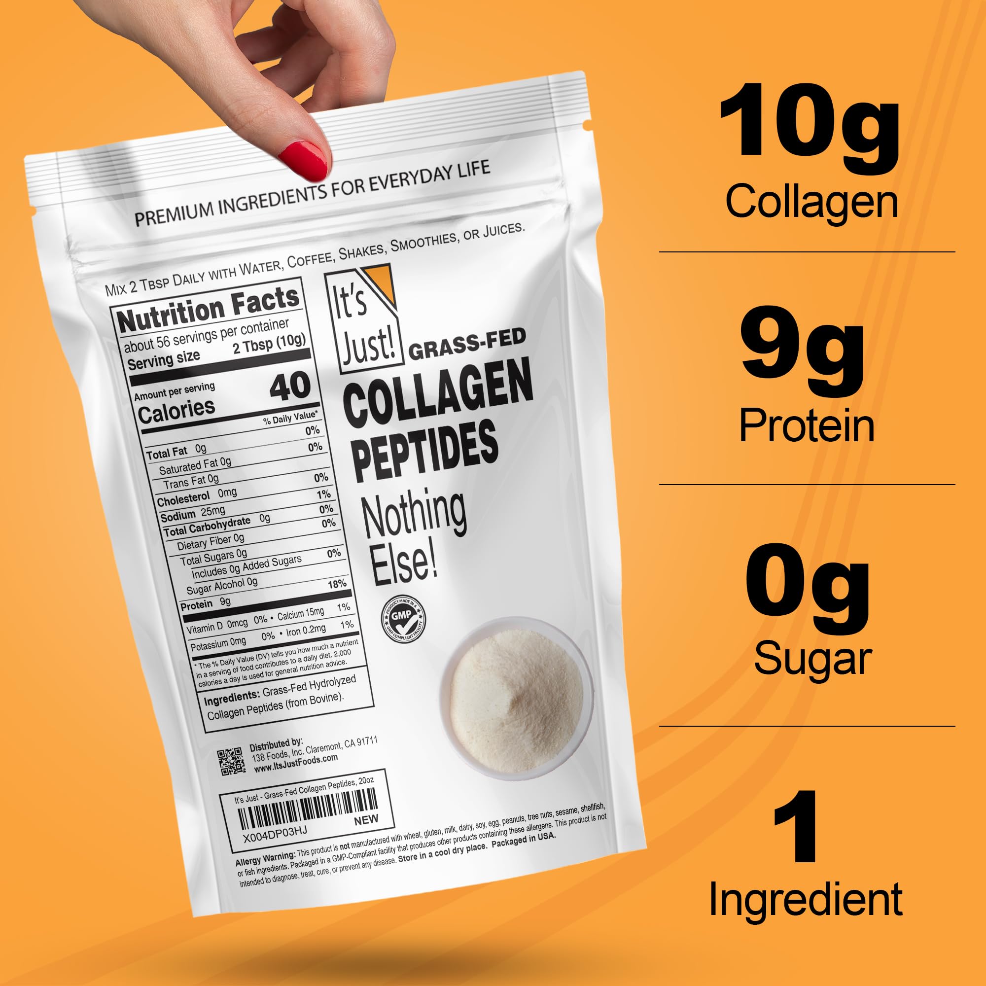 Its Just Collagen Peptides - Bovine Hydrolyzed

