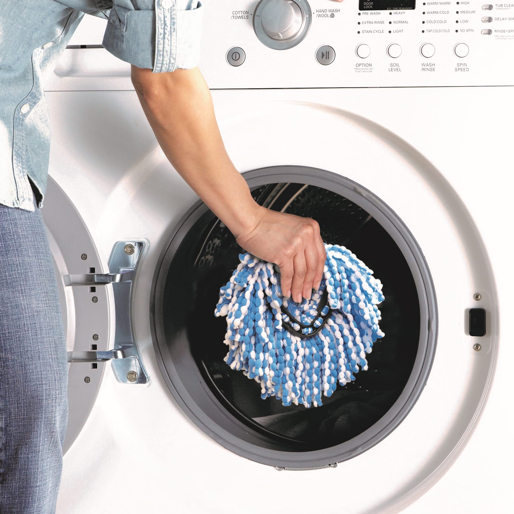O-Cedar RinseClean Spin Mop & Bucket System | Clean Water Floors


