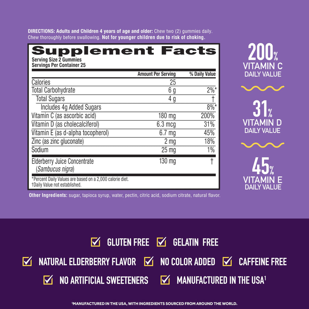 Airborne Elderberry Gummies with Zinc & Vitamin C

