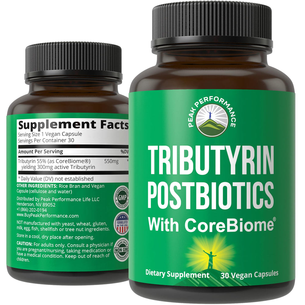 CoreBiome Tributyrin Postbiotic for Gut Health

