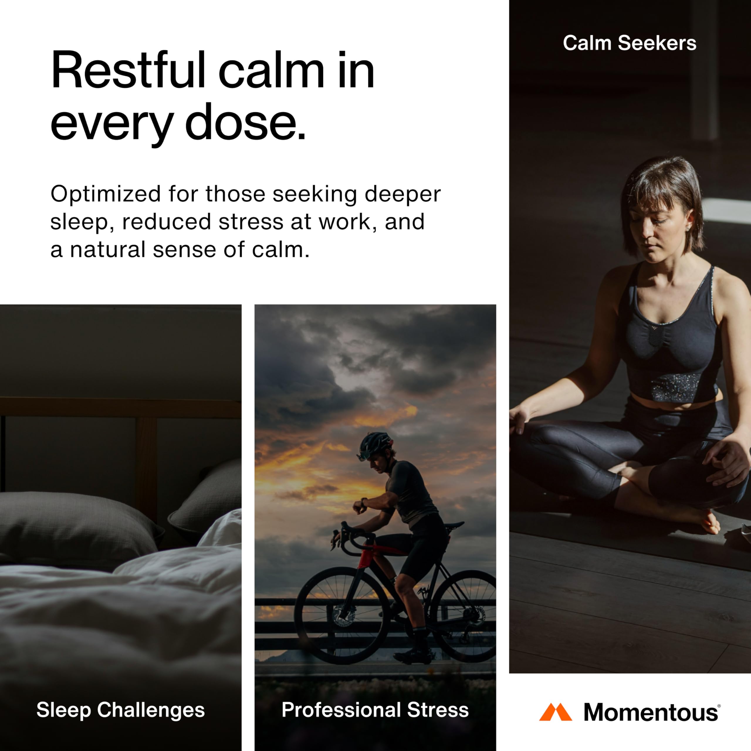 Momentous Apigenin Supplement | Sleep Support

