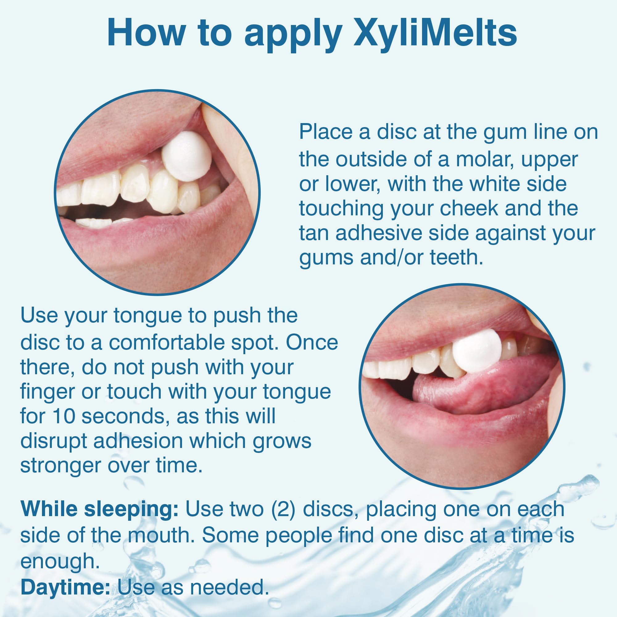Oracoat XyliMelts Dry Mouth Discs | Sugar-Free Xylitol

