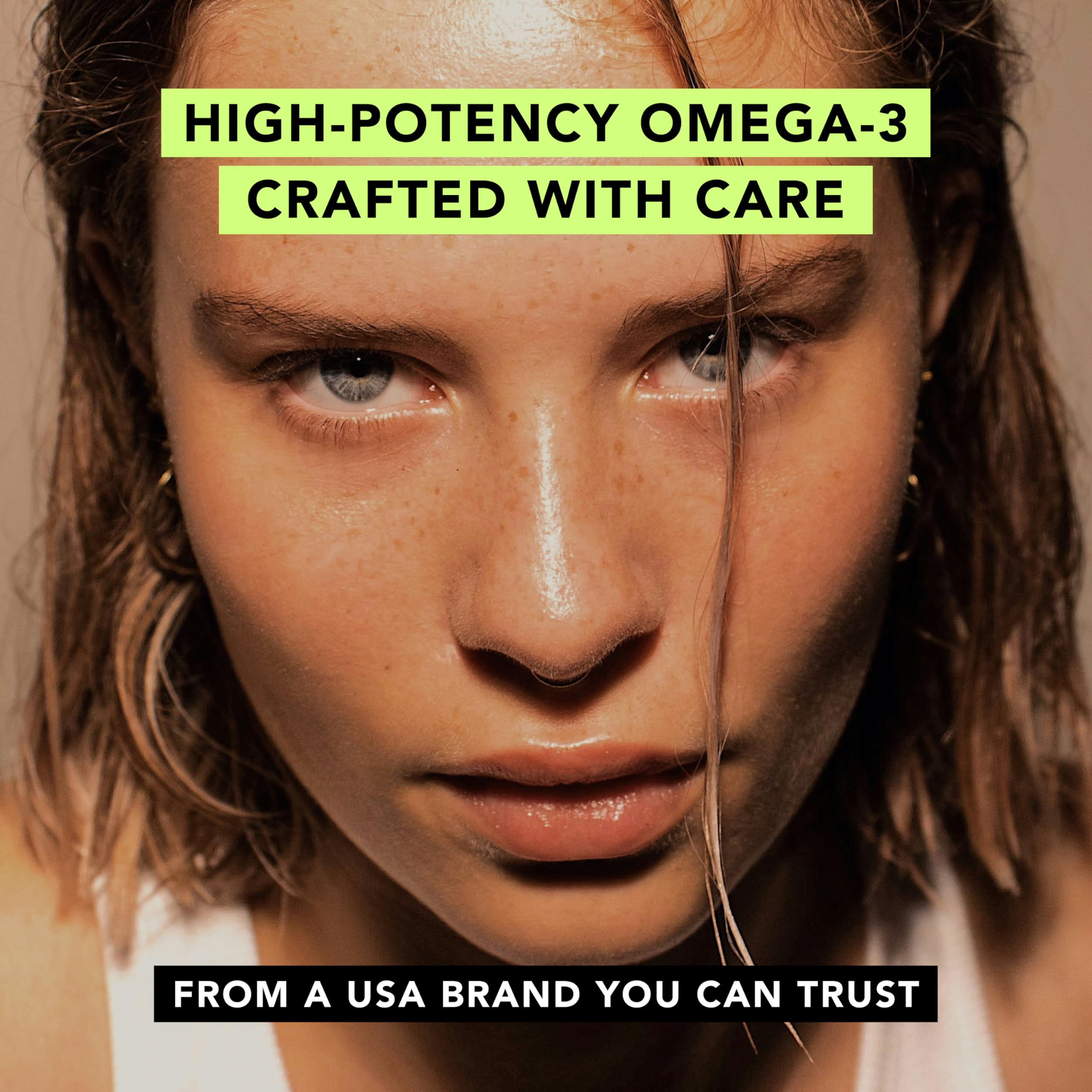 AMANDEAN Vegan Omega-3 Softgels with Algae DHA & EPA

