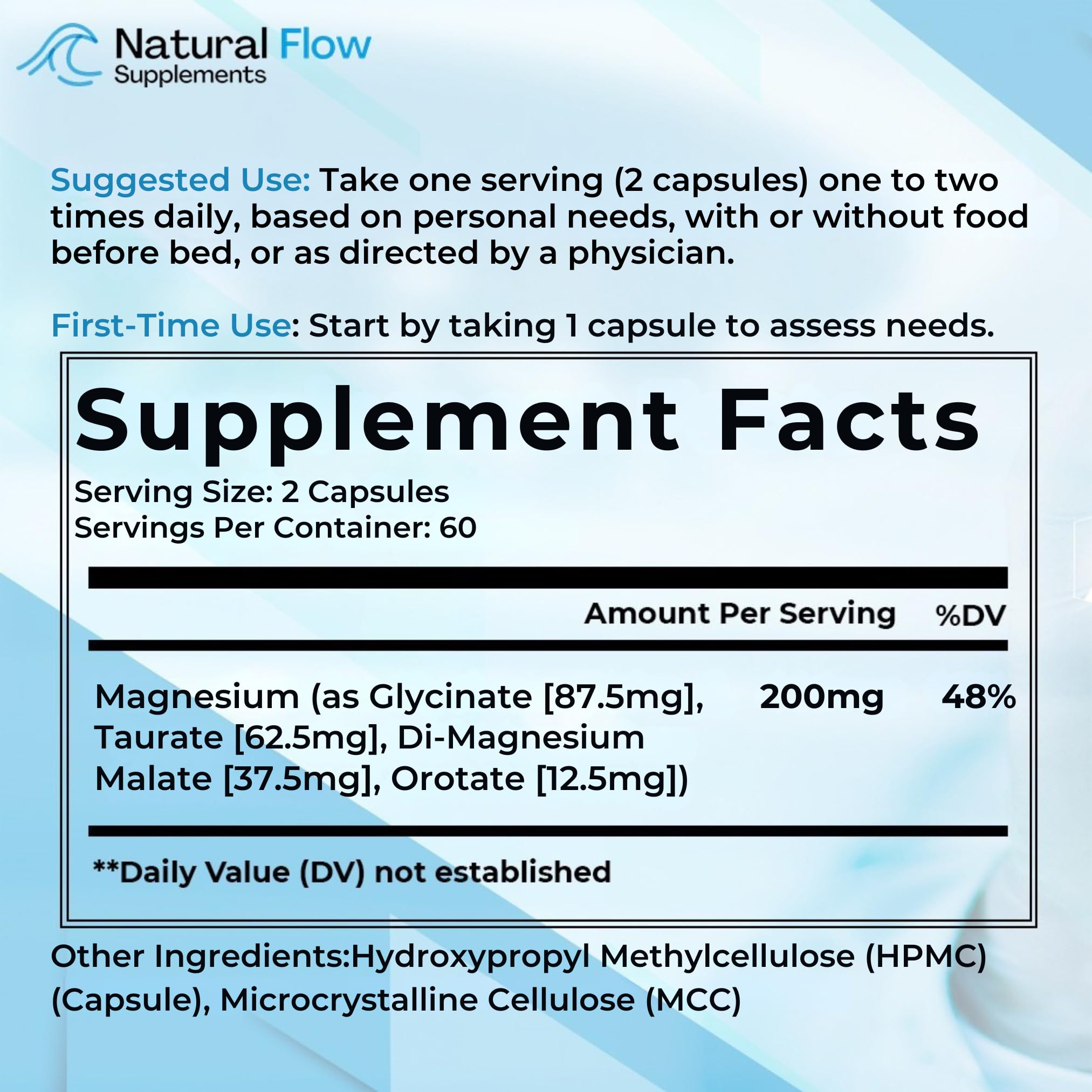 Natural Flow Magnesium Complex | Mineral Support

