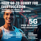 Creatine Monohydrate Gummies | Natures Aid 5g – Pre-Workout

