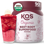 KOS Organic Beet Root Supplement - Nitric Oxide Support

