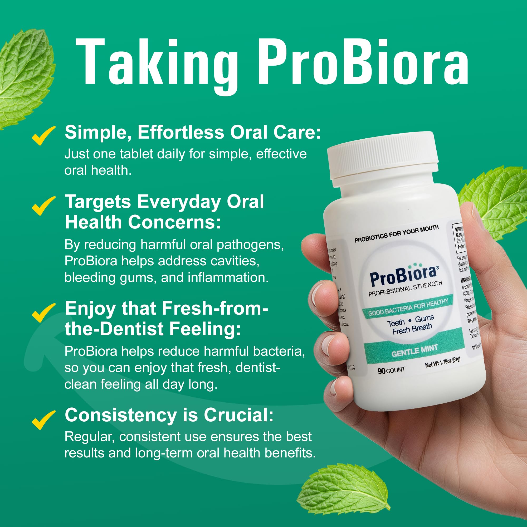ProBiora Oral Probiotics | Professional Strength for Teeth

