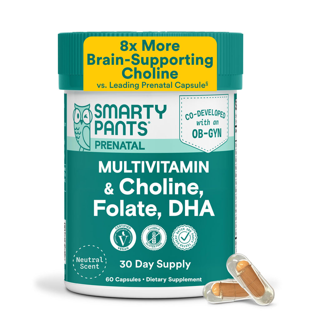 SmartyPants Prenatal Multivitamin Gummies with Omega-3 DHA/EPA