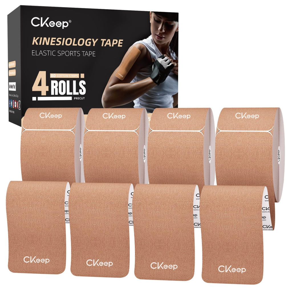 CKee p Kinesiology Tape - Latex Free Cotton Strips

