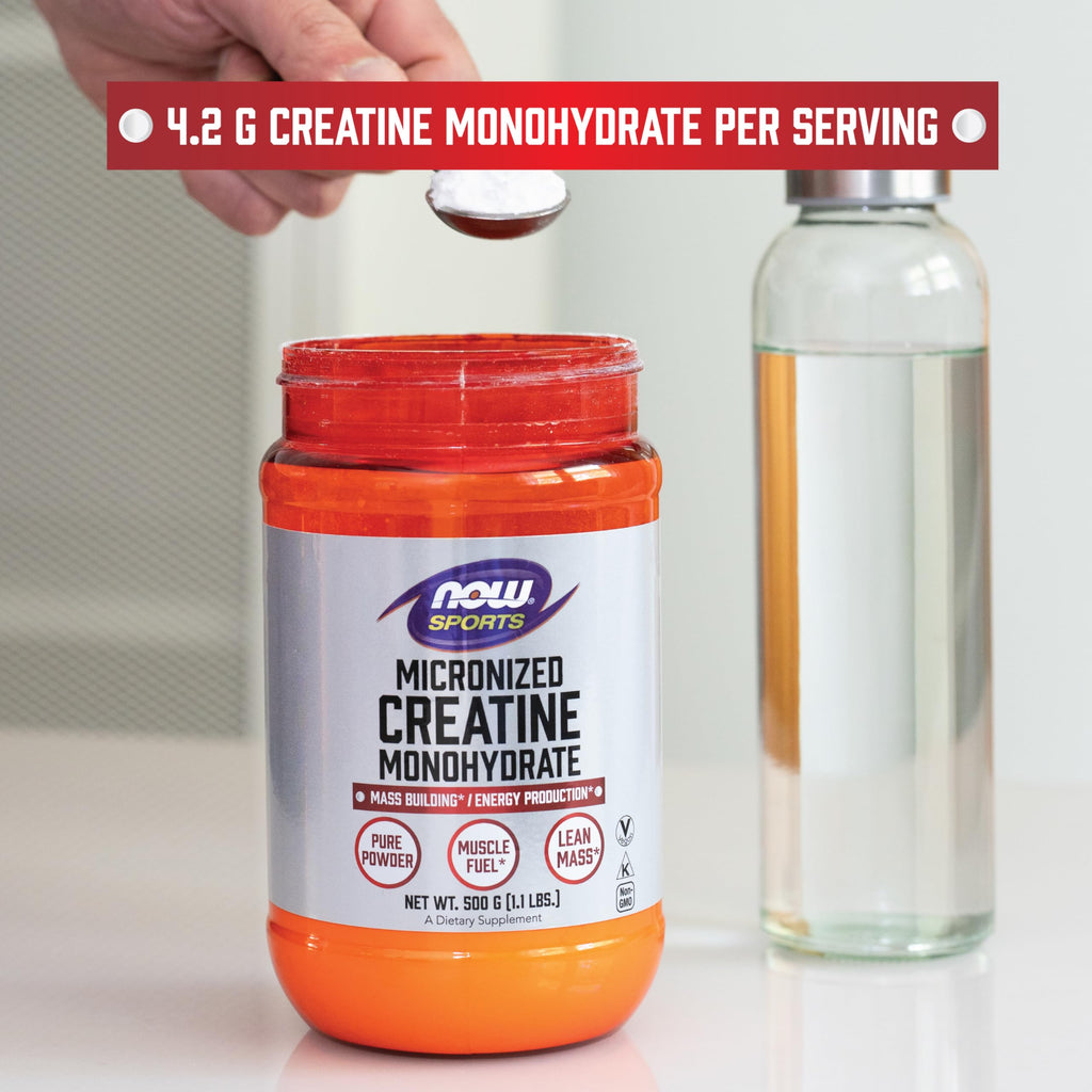 NOW Foods Micronized Creatine Monohydrate Powder

