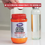 NOW Foods Micronized Creatine Monohydrate Powder

