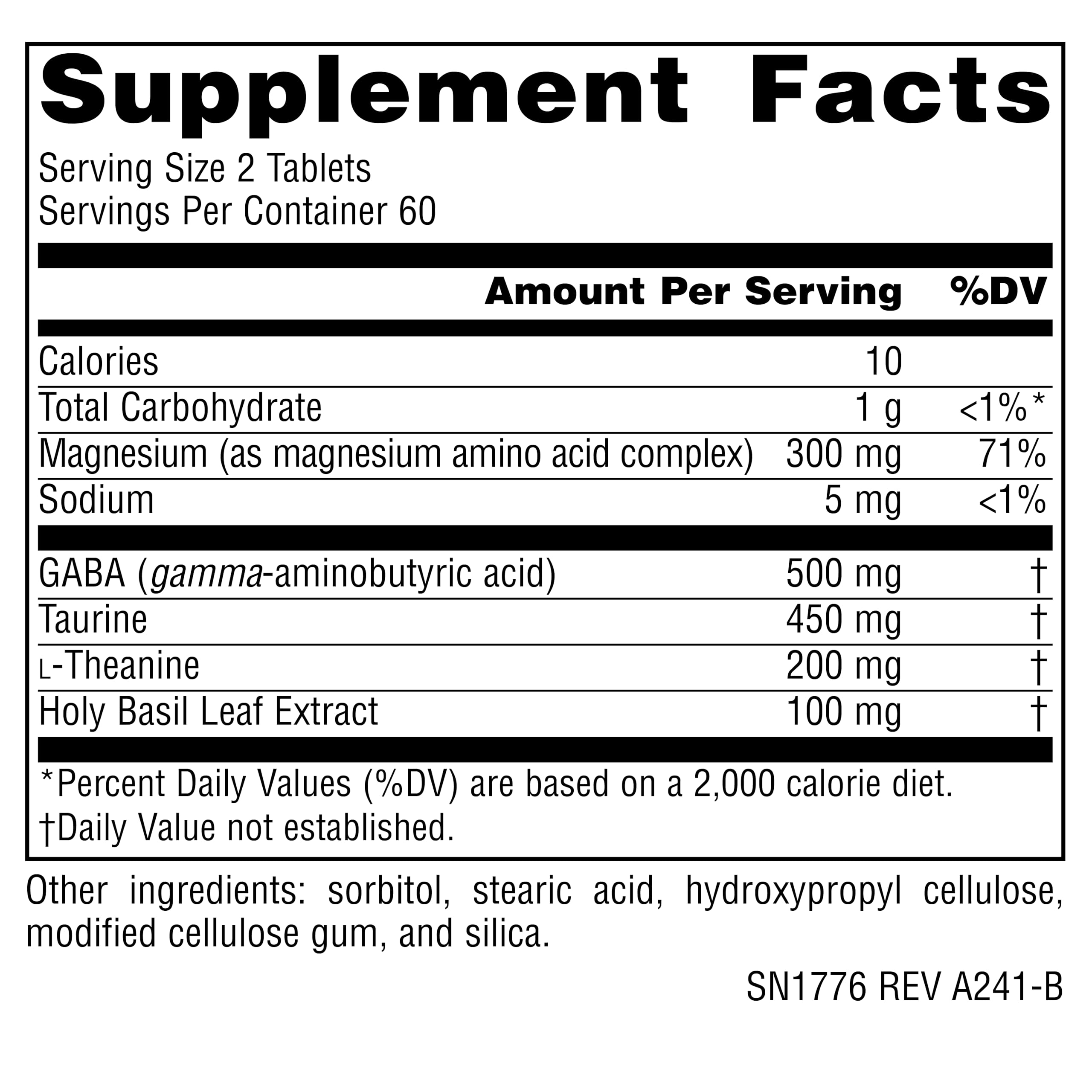 Source Naturals L-Theanine with Magnesium and GABA

