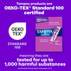 Tampax Radiant Tampons Unscented | LeakGuard Braid

