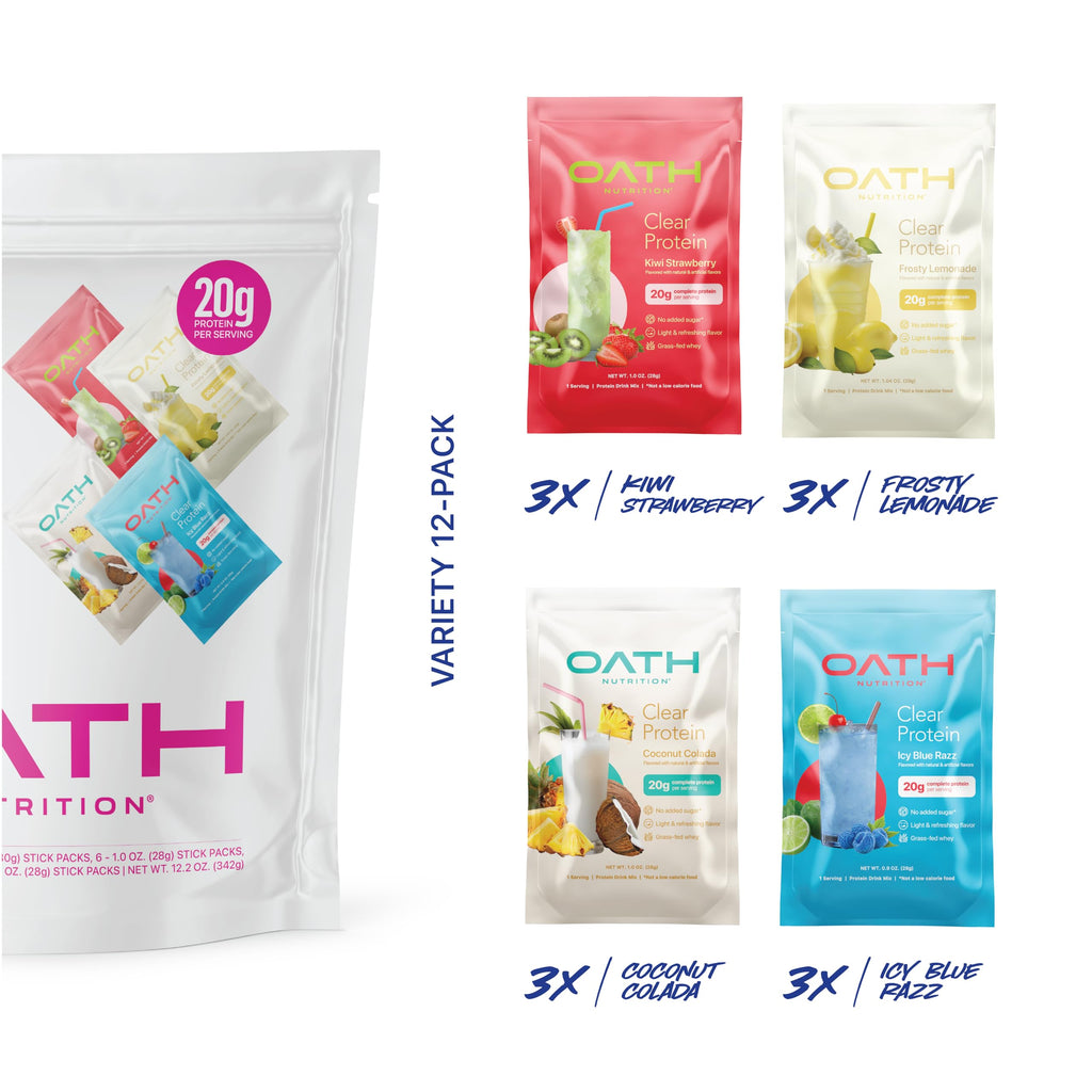 Clear Whey Isolate Protein Powder by Oath | Variety

