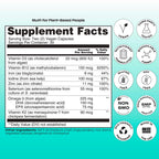 wholier Plant-Based Multivitamin for Energy

