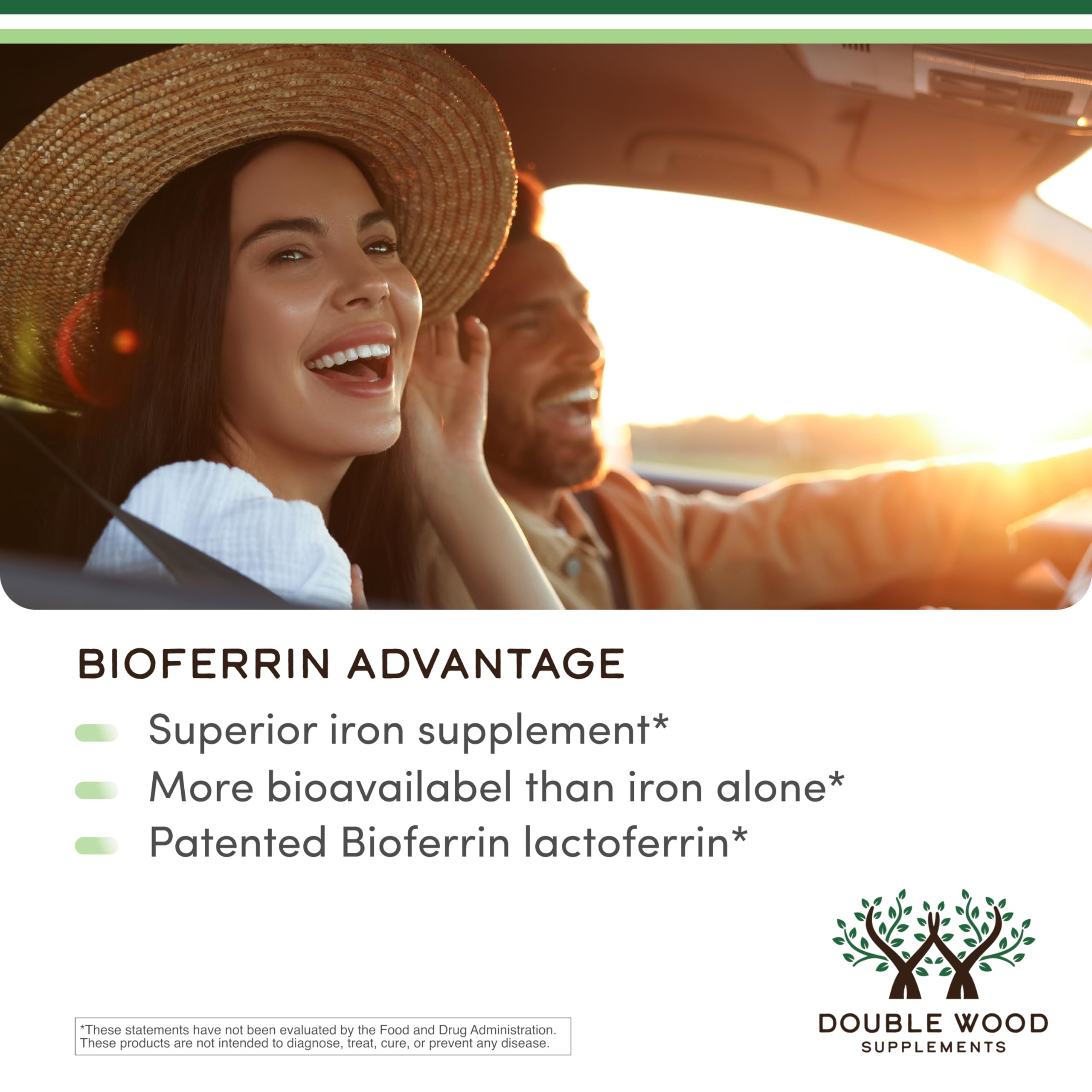 Bioferrin Lactoferrin Supplement 250 mg | Double Wood

