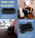 Zyllion Shiatsu Back Massager with Heat - 3D Kneading Pillow

