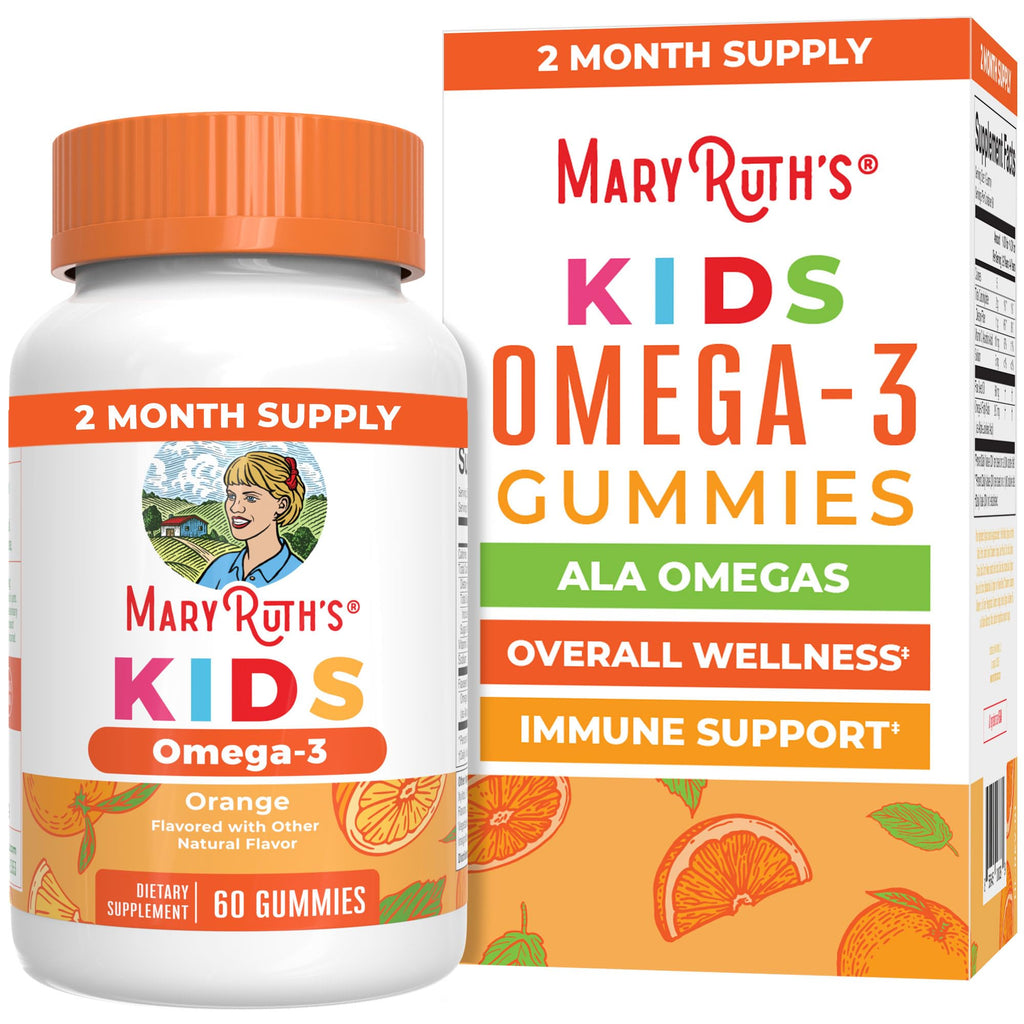 MaryRuth's Vegan Omega-3 Gummies with Flaxseed and Vitamin C

