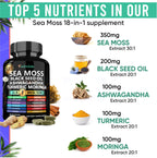 Adndale Sea Moss with Ashwagandha Turmeric & Black Seed Oil

