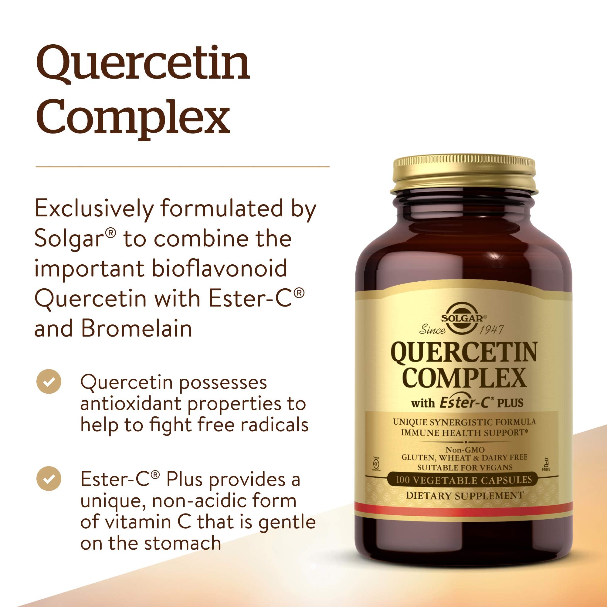 Solgar Quercetin Complex with Ester-C Plus | Immune Support

