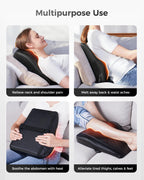 Boriwat Back Massager with Heat | Deep Tissue Shiatsu Pillow

