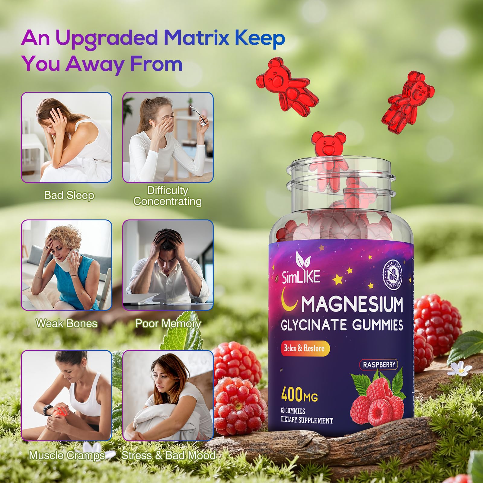 Magnesium Glycinate Gummies with L-Theanine & GABA

