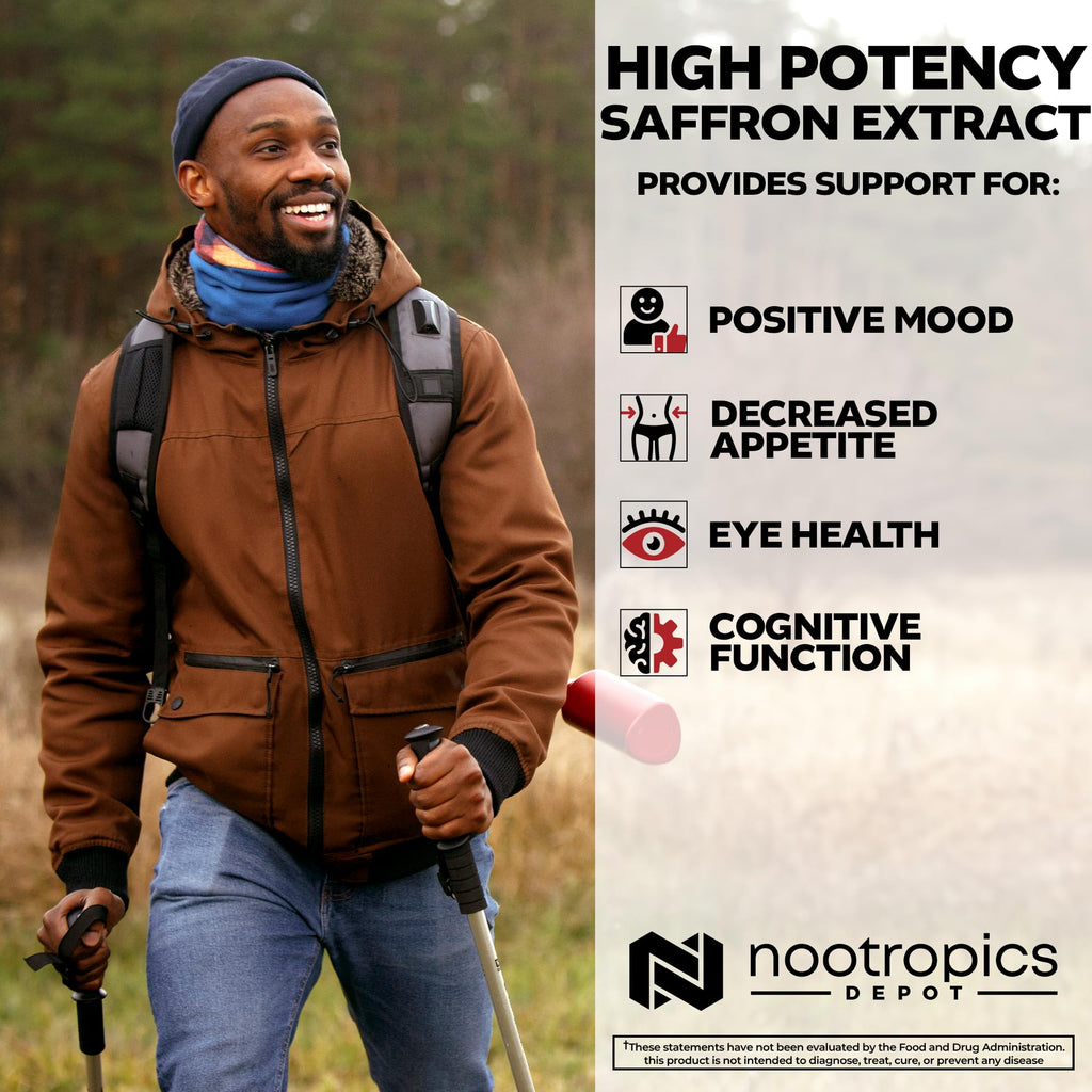 Nootropics Depot Saffron Extract Capsules 30mg


