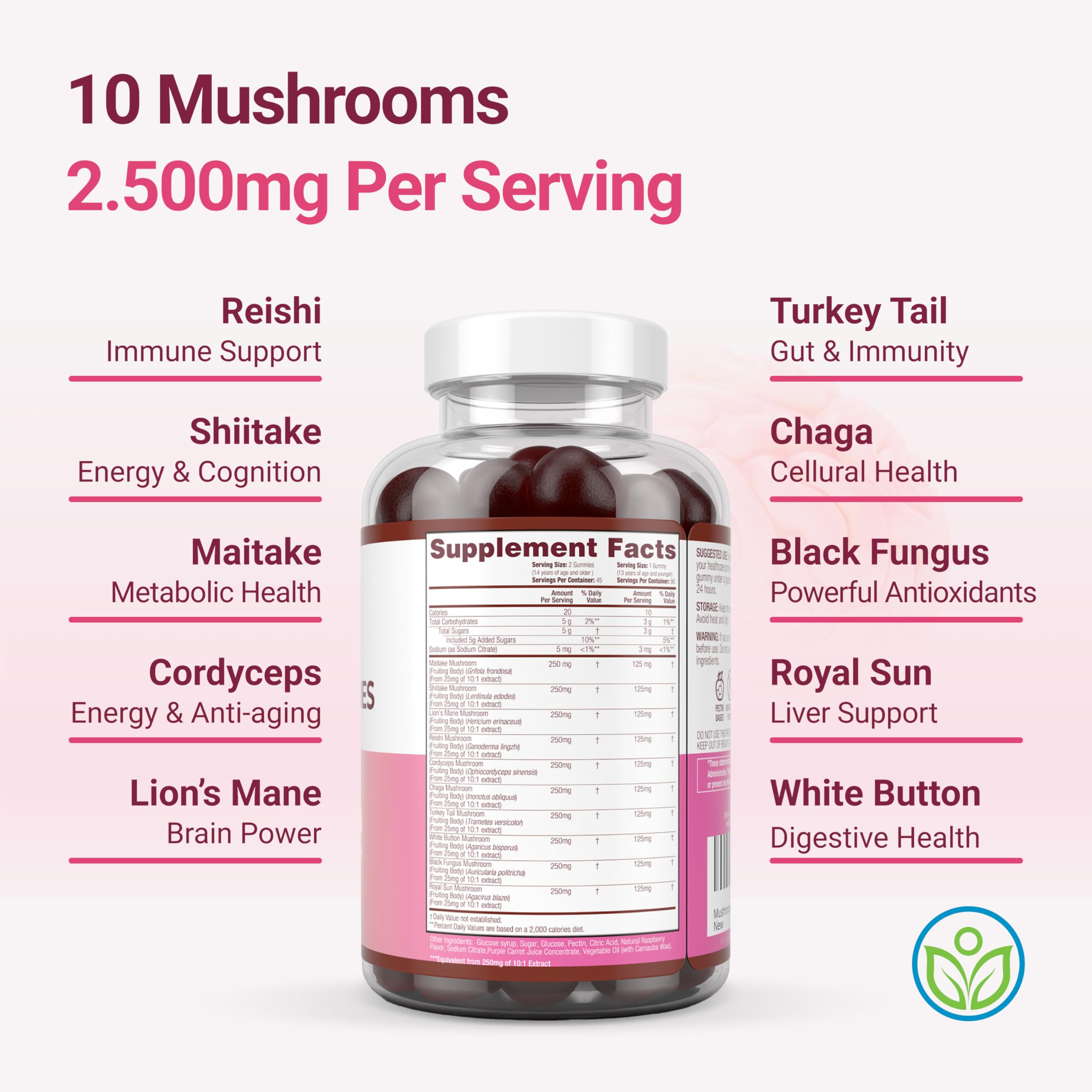 Mushroom Gummies for Immune Support | All Ages

