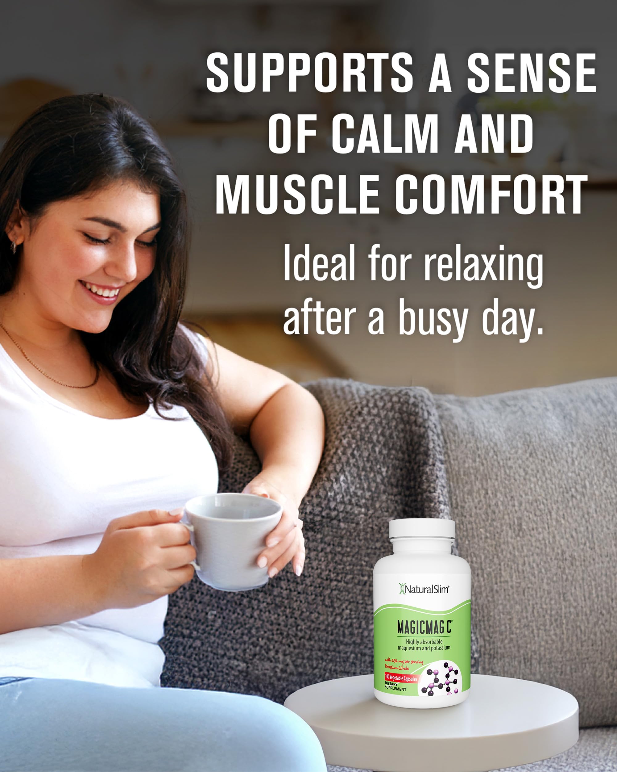 Magnesium Citrate Capsules by NaturalSlim - MagicMag C

