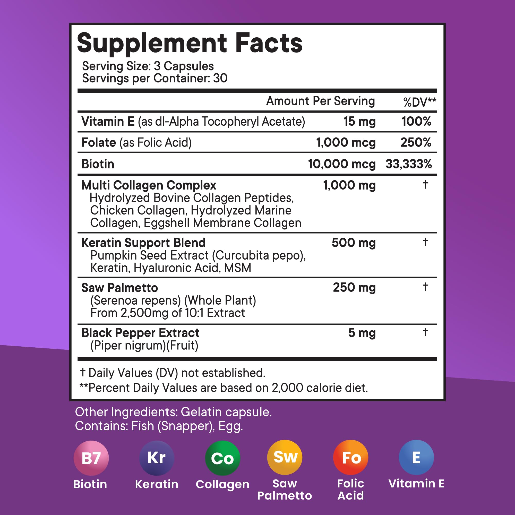 NEW AGE Biotin Hair Growth Vitamins for Hair, Skin & Nails

