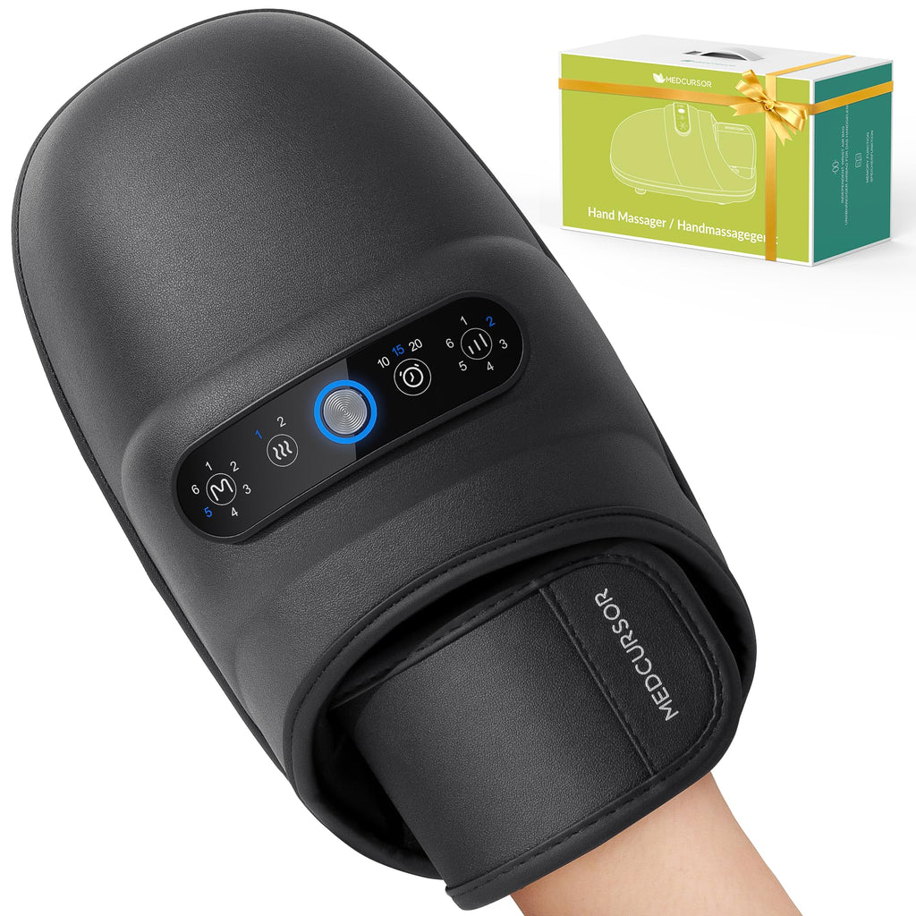 Medcursor Hand Massager 2026 Upgrade - Heat & Air Compression

