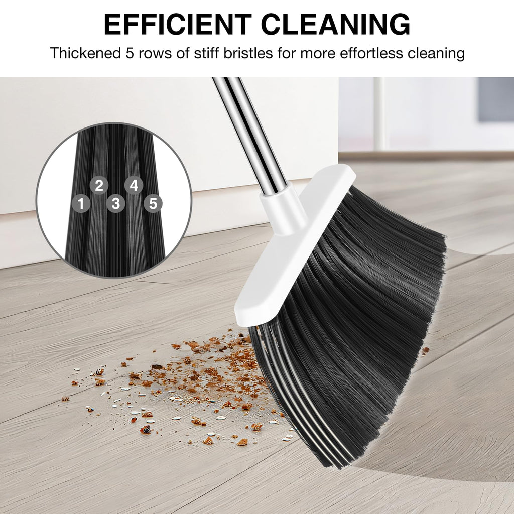NACENA Broom and Dustpan Set 52-in Handle | Clean Home

