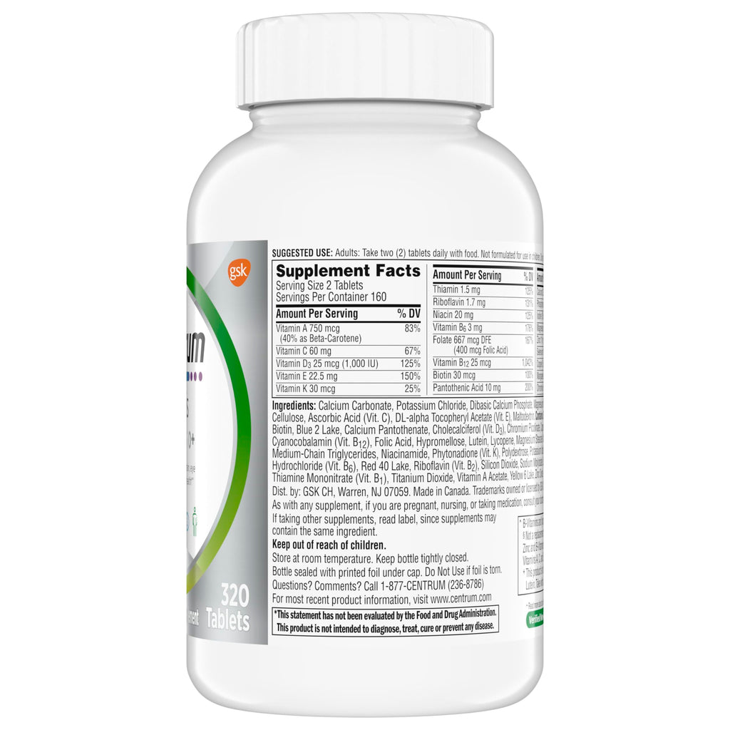 Centrum Minis Silver Multivitamin for Adults | Eye Health

