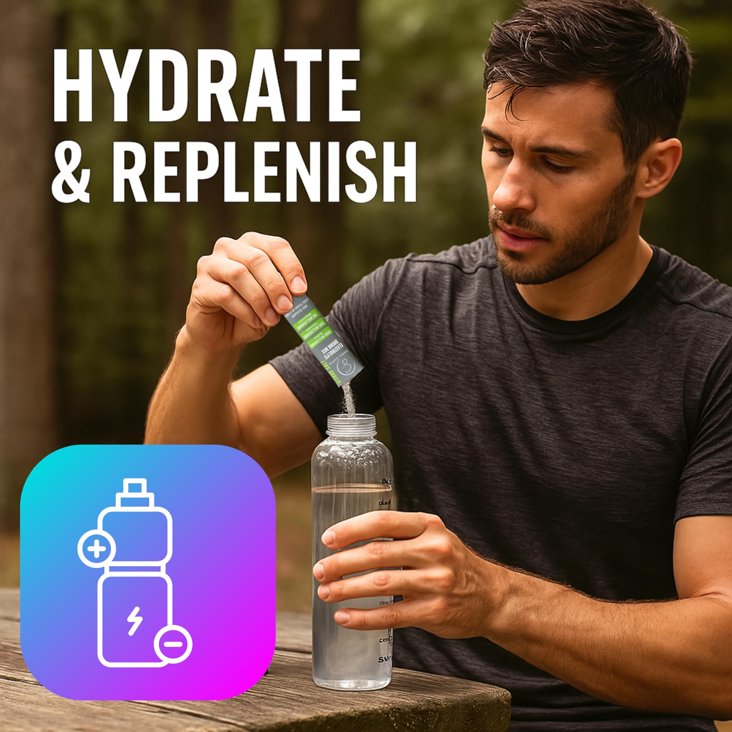 SANA-COPIA Electrolyte Drink Mix - Zero Sugar Hydration

