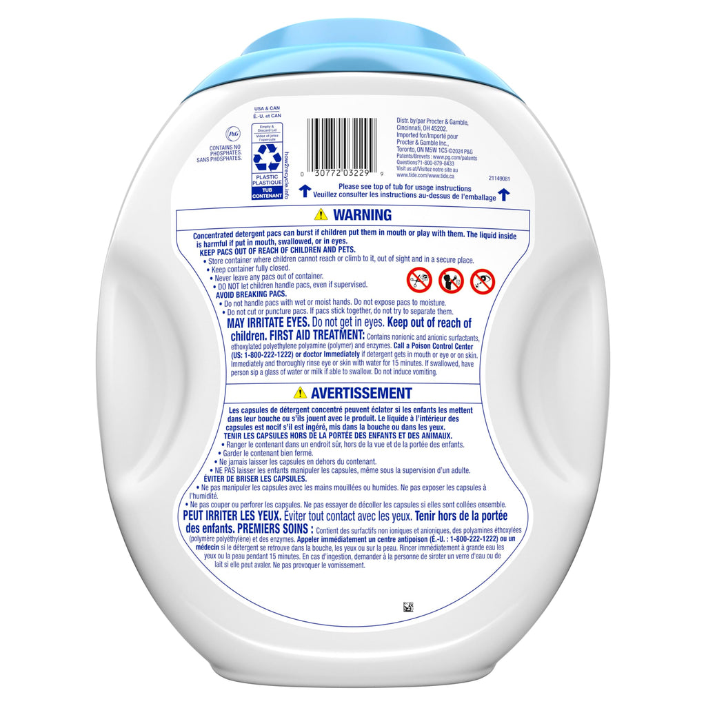 Tide PODS Free & Gentle Pods | Hypoallergenic

