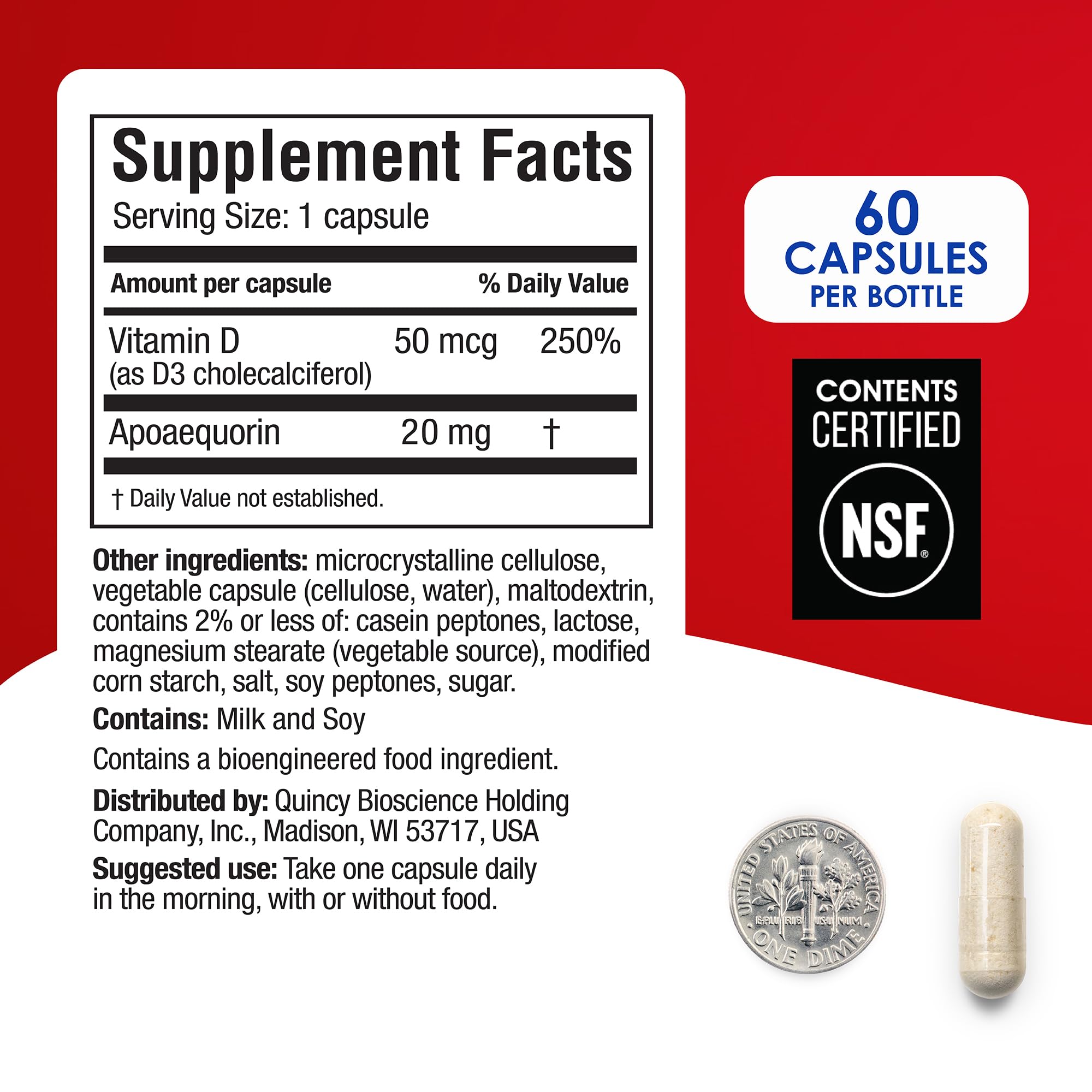Prevagen Extra Strength Brain Health Supplement

