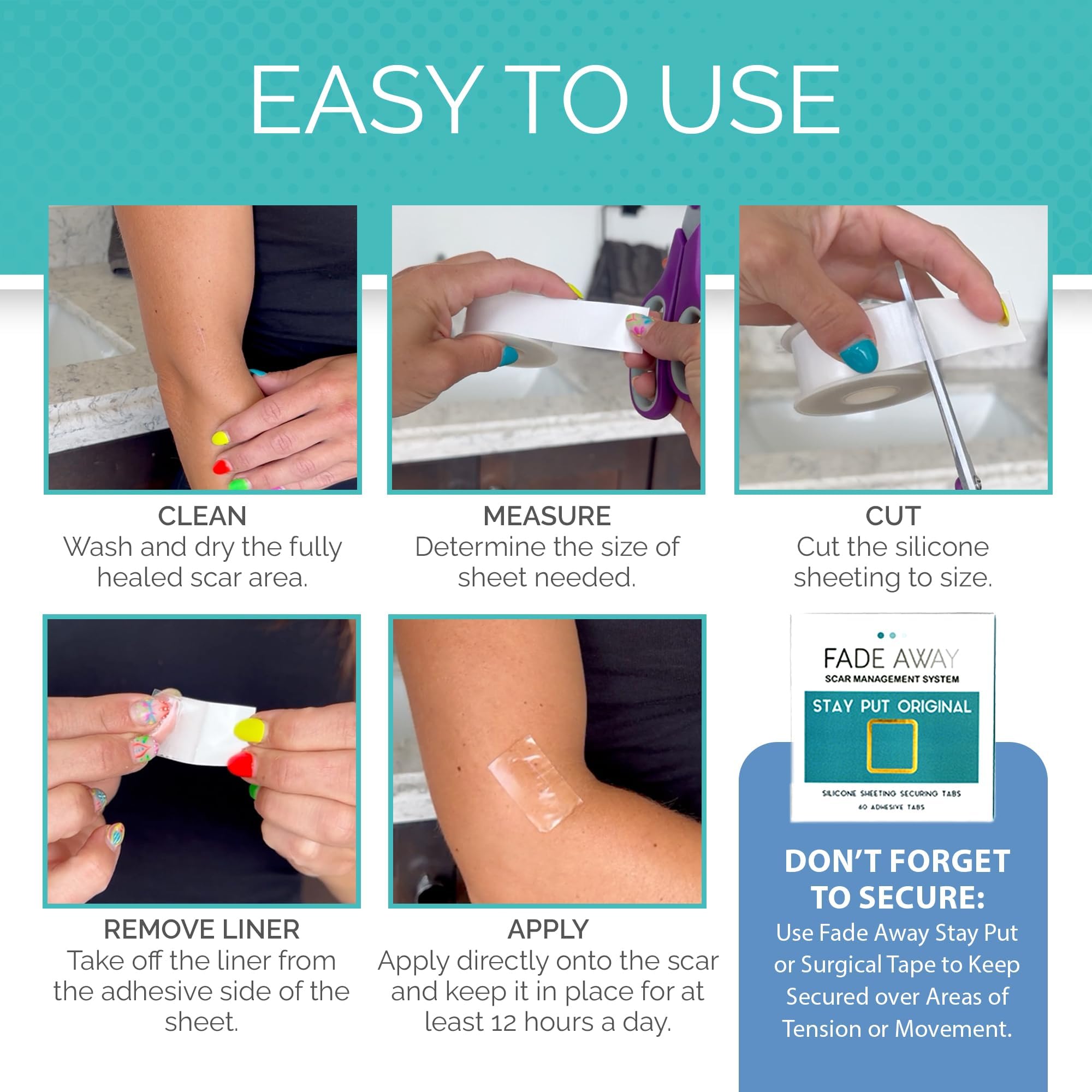Silicone Sheets for Postoperative Skin Care

