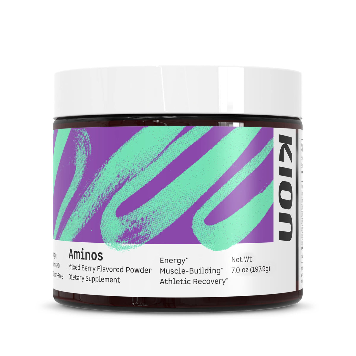 Kion Aminos Essential Amino Acids Powder - No Caffeine, BCAAs Included