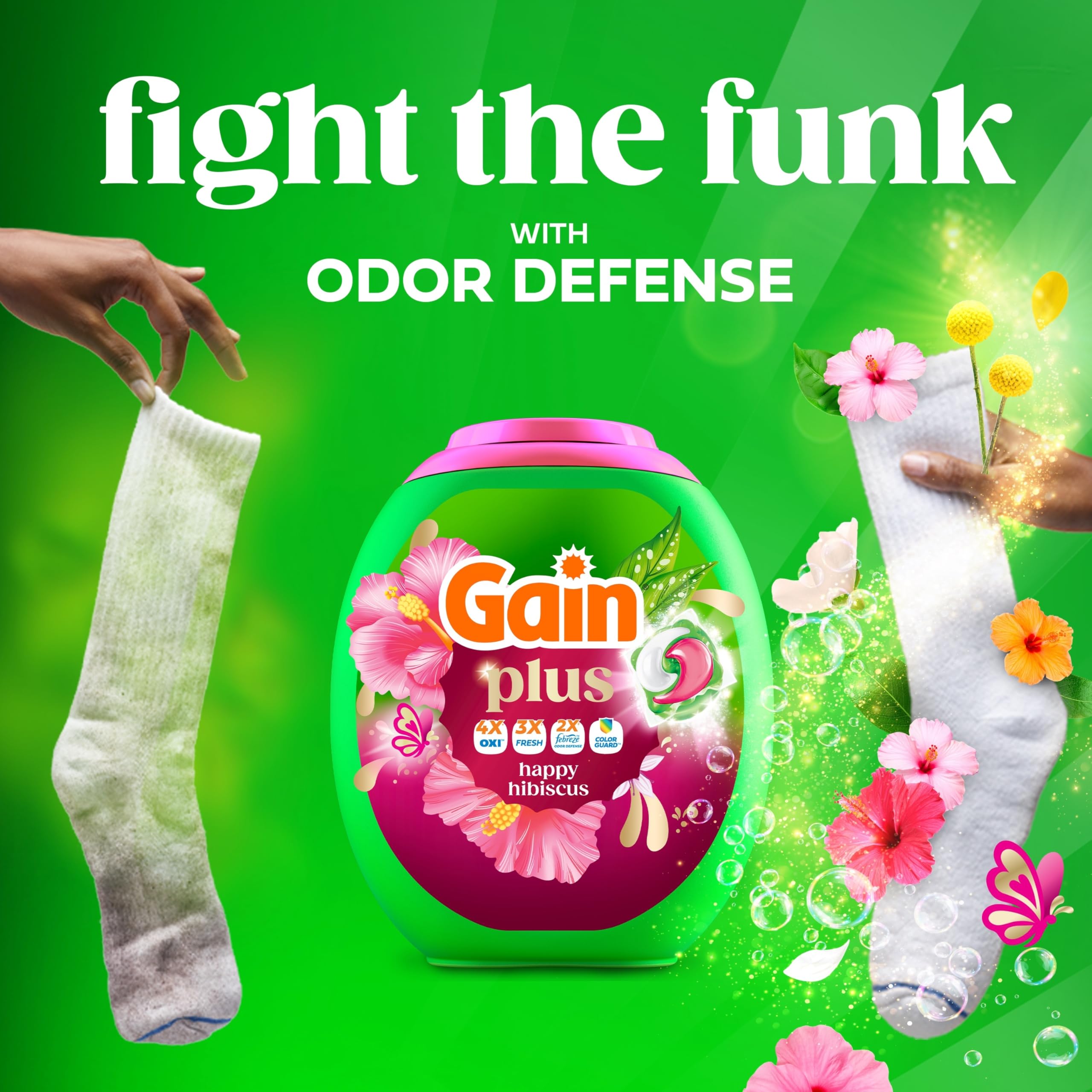 Gain Plus Flings Pods | All-in-One Laundry Detergent

