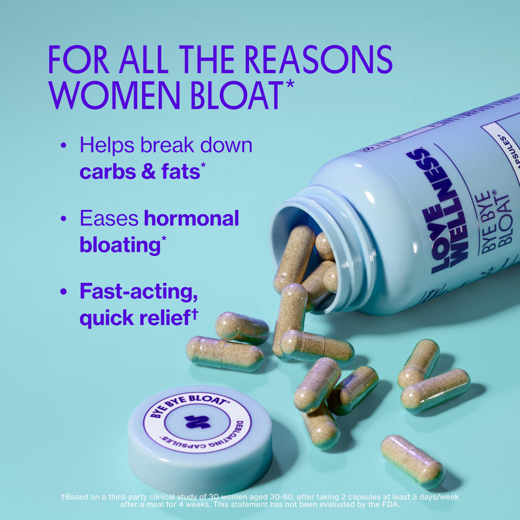 Bye Bye Bloat Digestive Enzymes by Love Wellness

