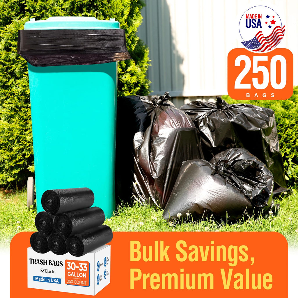 Delxo Trash Bags Leak-Proof Star Seal | Perforated Dispense

