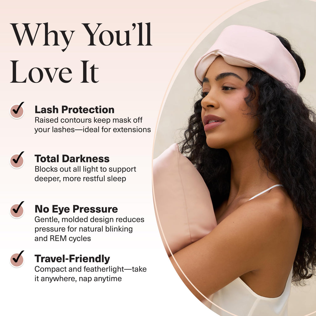 Kitsch Contour Eye Mask – Lash-Safe, Light-Blocking Sleep Aid

