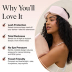 Kitsch Contour Eye Mask – Lash-Safe, Light-Blocking Sleep Aid

