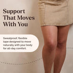 Skinnies Instant Thigh Lift Tape | Clear Sweatproof Adhesive

