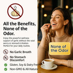 Aged Garlic Extract Softgels for Heart & Immune Support

