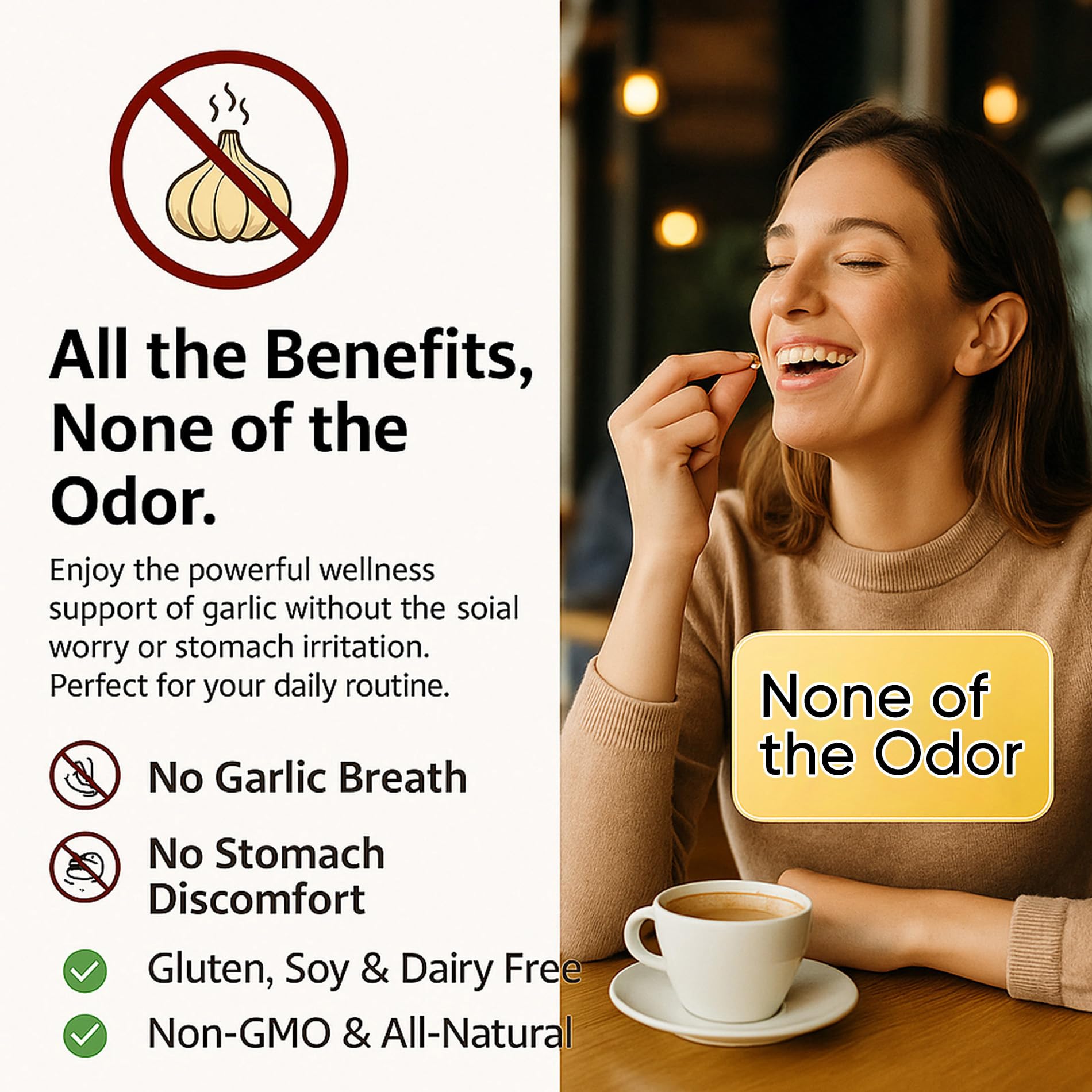 Aged Garlic Extract Softgels for Heart & Immune Support

