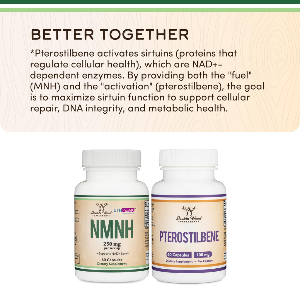 Double Wood NMNH NAD+ Booster Supplement

